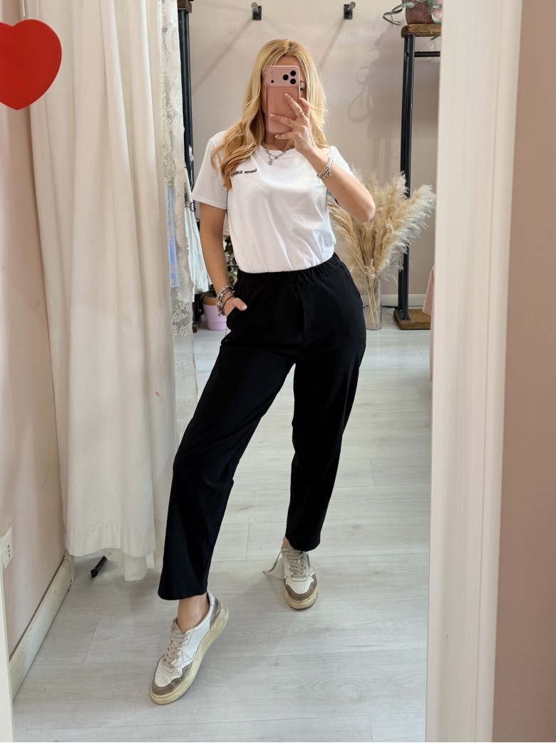 Pantaloni leggeri neri