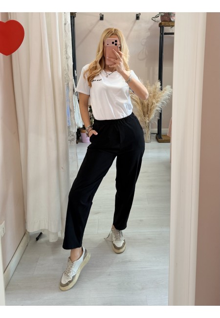 Pantaloni leggeri neri
