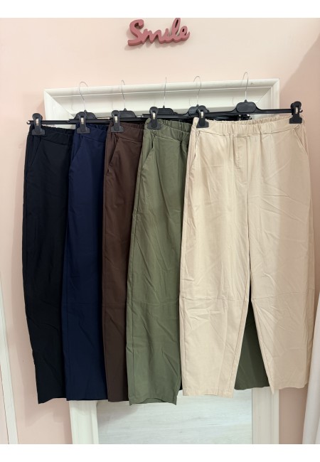 Pantaloni leggeri verdi