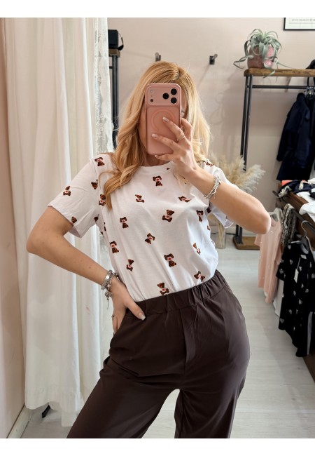 Maglia t shirt orsetti con cuoricini