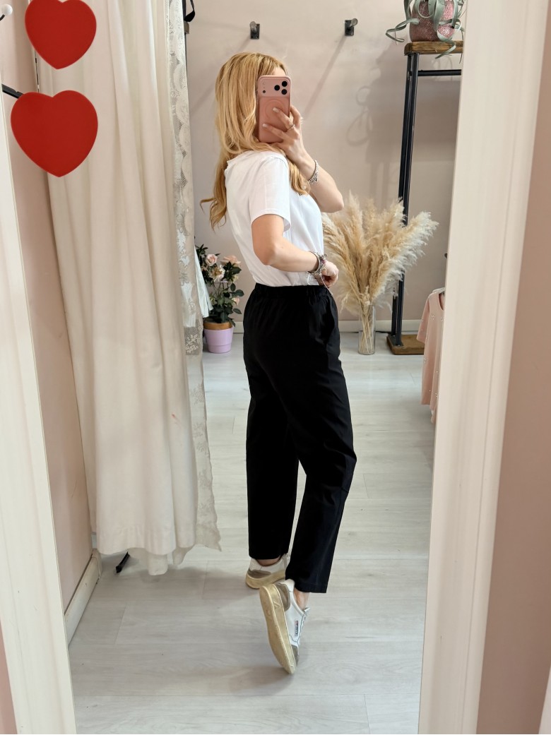 Pantaloni leggeri neri