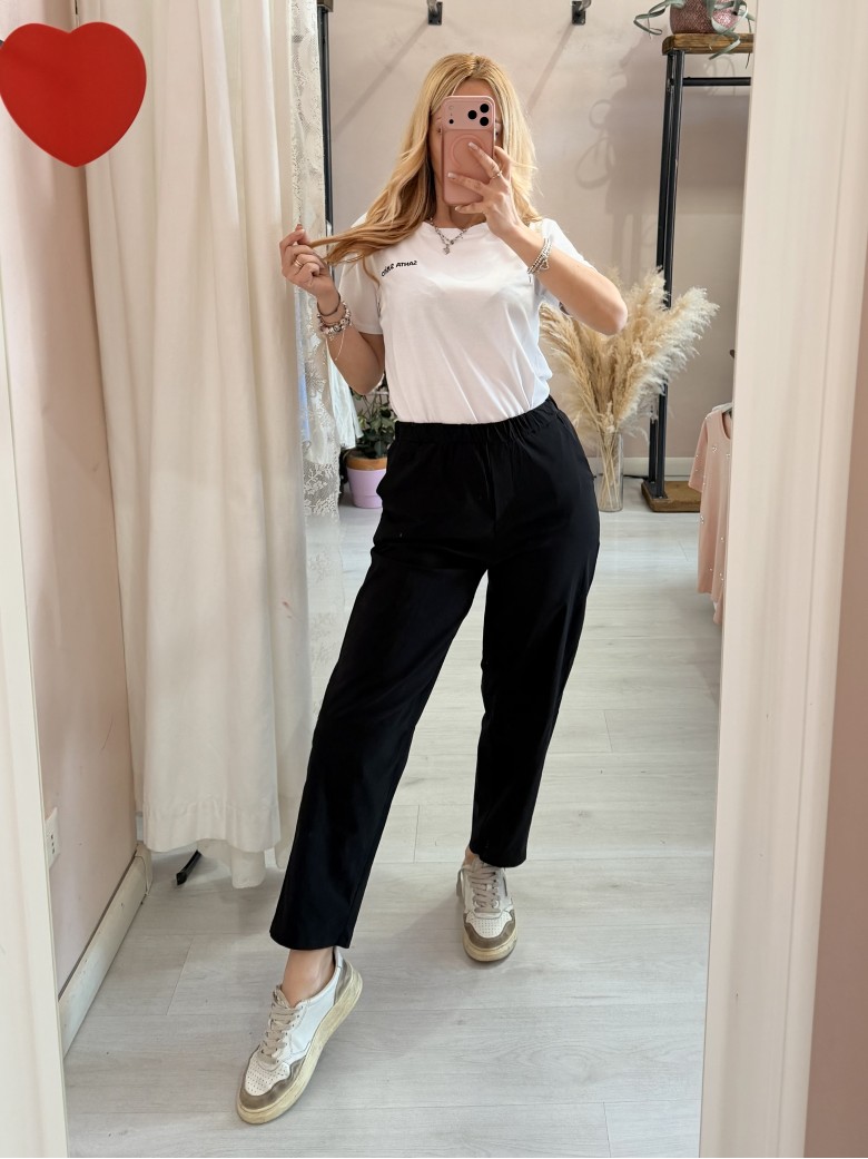 Pantaloni leggeri neri