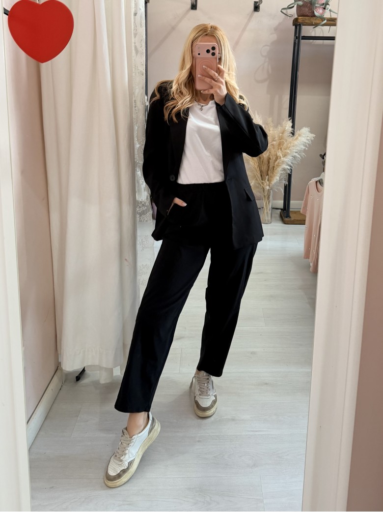 Pantaloni leggeri neri