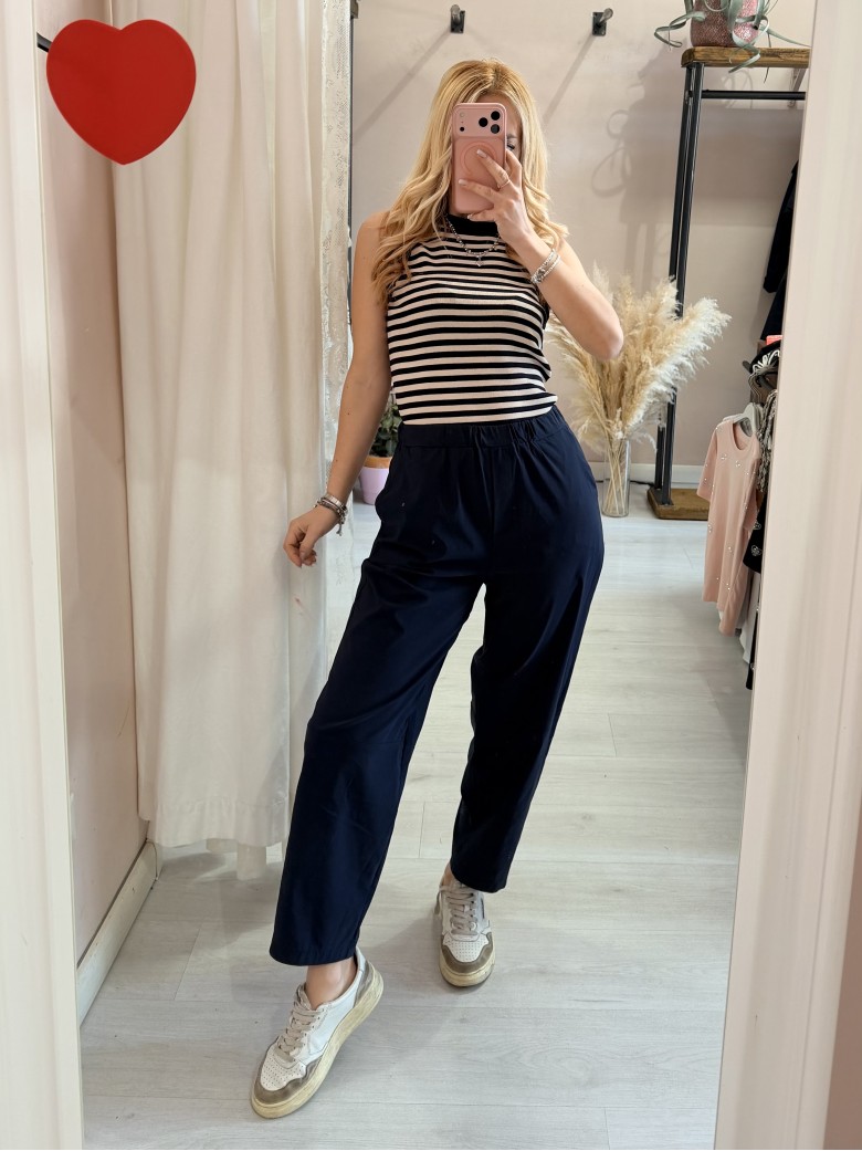 Pantaloni leggeri blu