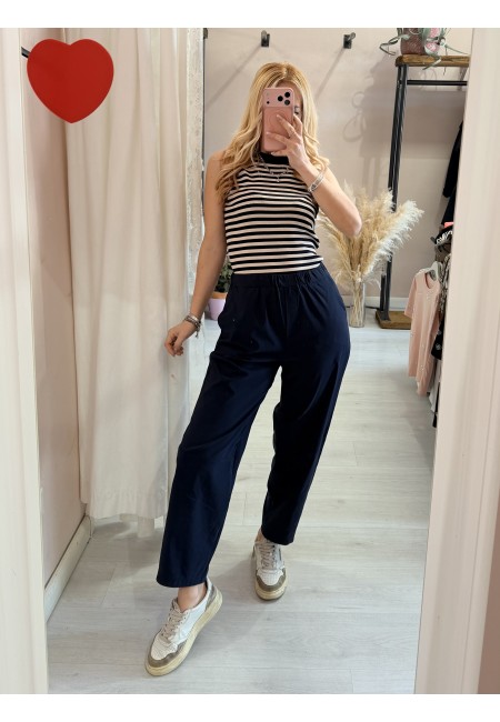 Pantaloni leggeri blu