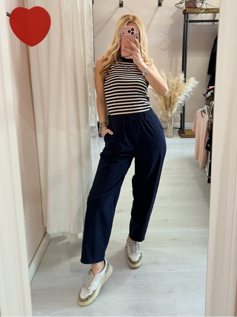 Pantaloni leggeri blu