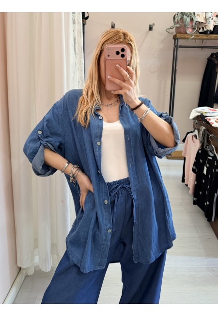 Camicia GINA morbida simil jeans