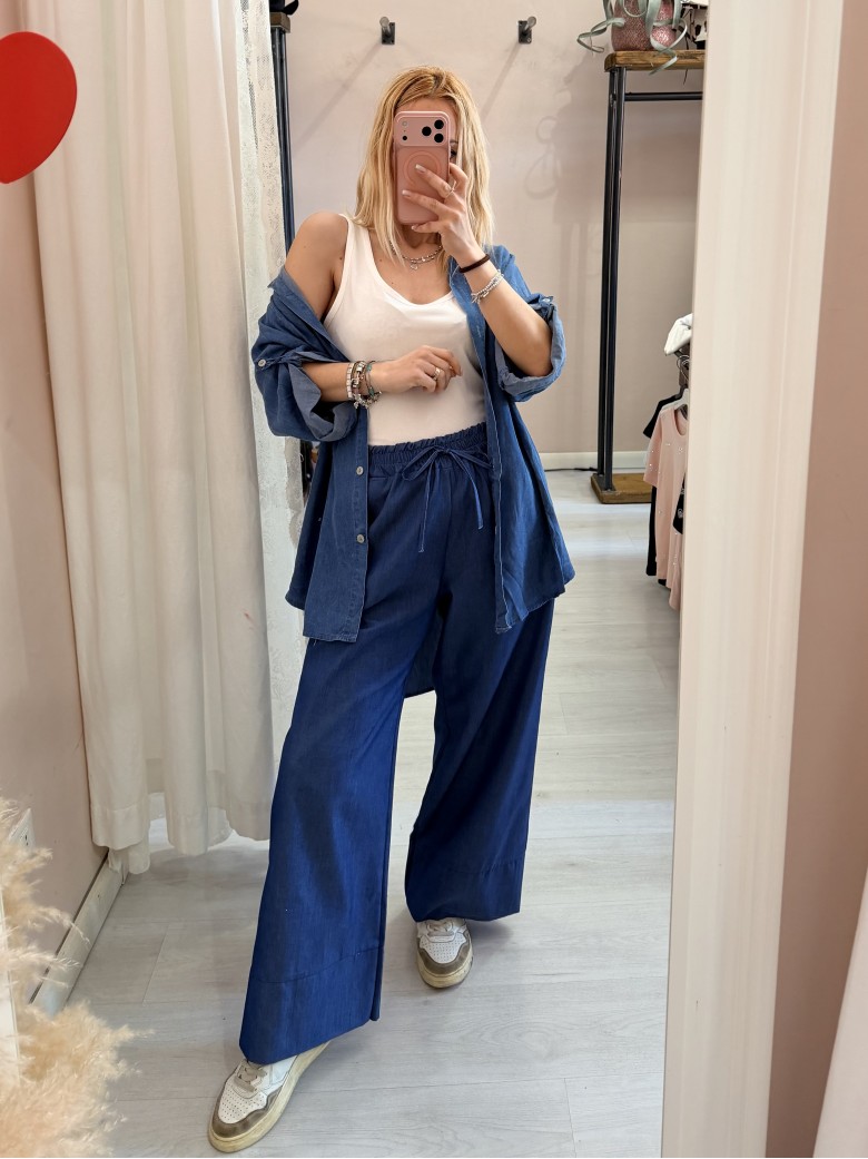 Camicia GINA morbida simil jeans