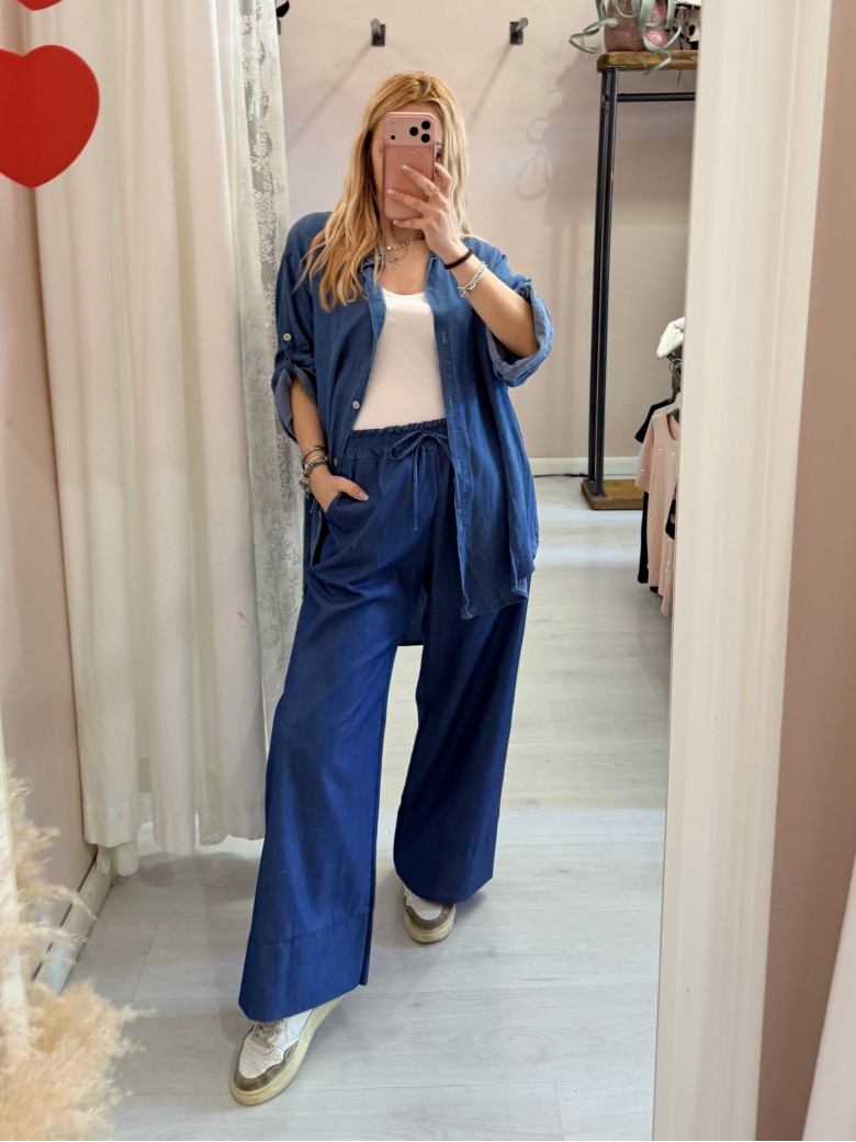 Camicia GINA morbida simil jeans