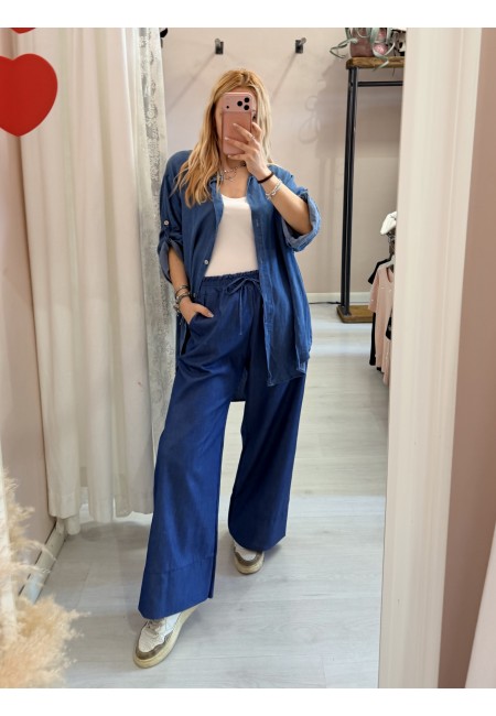 Camicia GINA morbida simil jeans