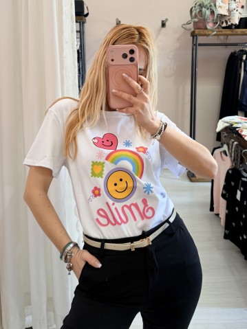 Maglia t shirt SMILE