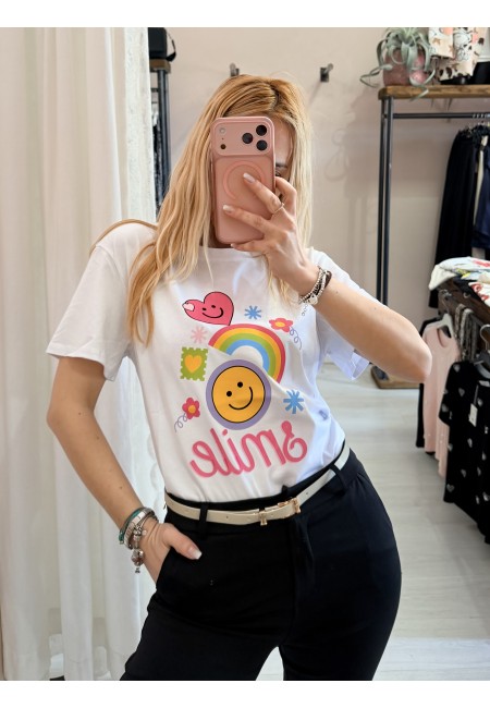 Maglia t shirt SMILE