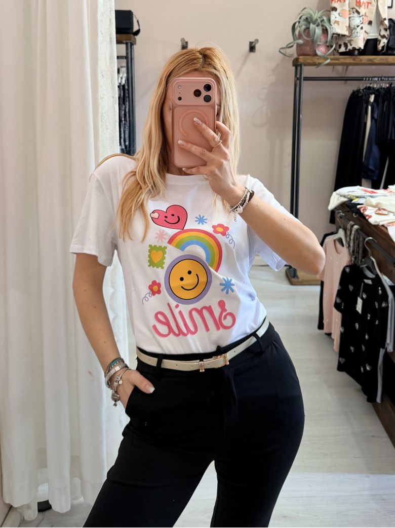 Maglia t shirt SMILE