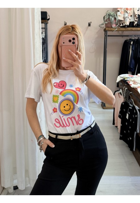 Maglia t shirt SMILE