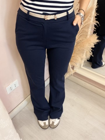 Pantaloni MERI a zampa blu 2