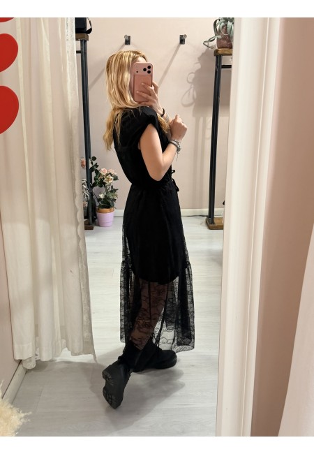 Vestito FIGO in pizzo nero