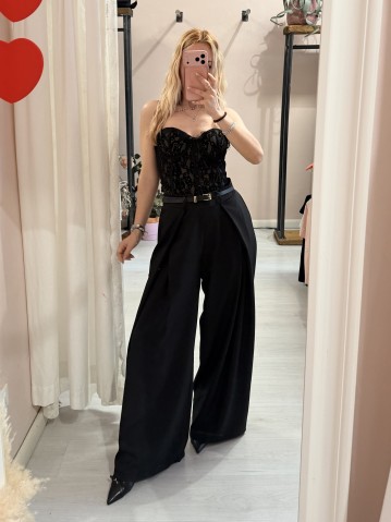 Pantaloni BEA larghi neri
