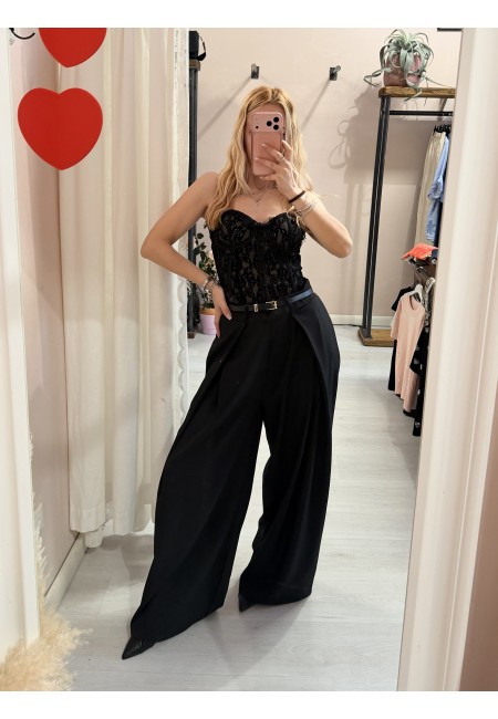 Pantaloni BEA larghi neri