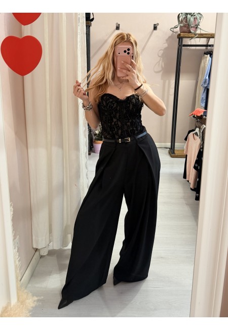 Pantaloni BEA larghi neri