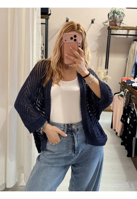 Giacchina cardigan LAURINA blu