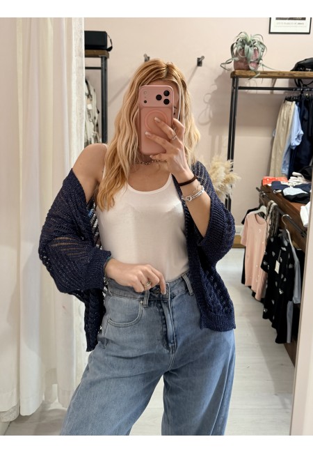 Giacchina cardigan LAURINA blu