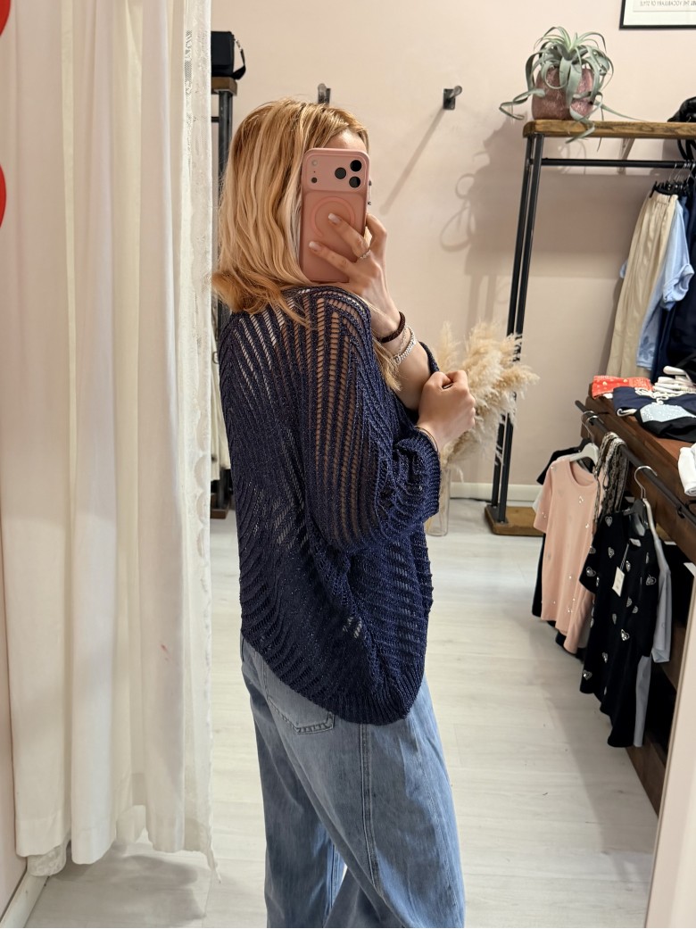 Giacchina cardigan LAURINA blu