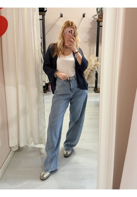 Giacchina cardigan LAURINA blu