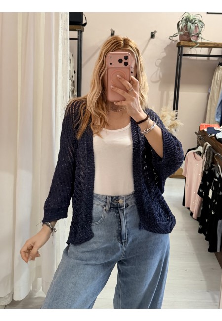 Giacchina cardigan LAURINA blu