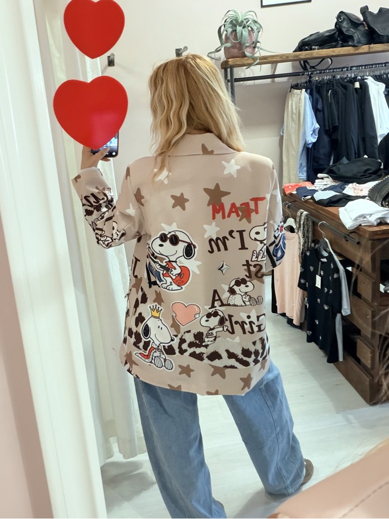 Blazer giacca snoopi