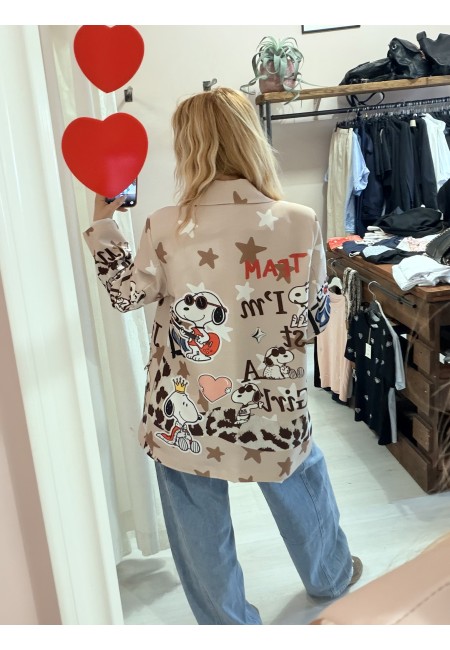 Blazer giacca snoopi