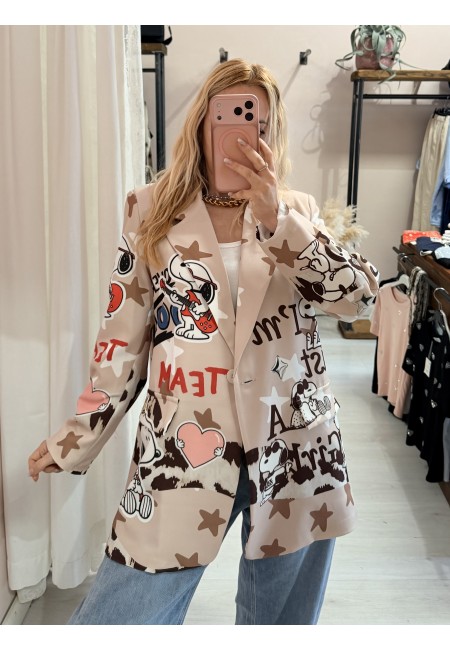 Blazer giacca snoopi