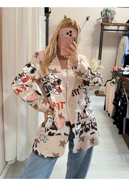 Blazer giacca snoopi