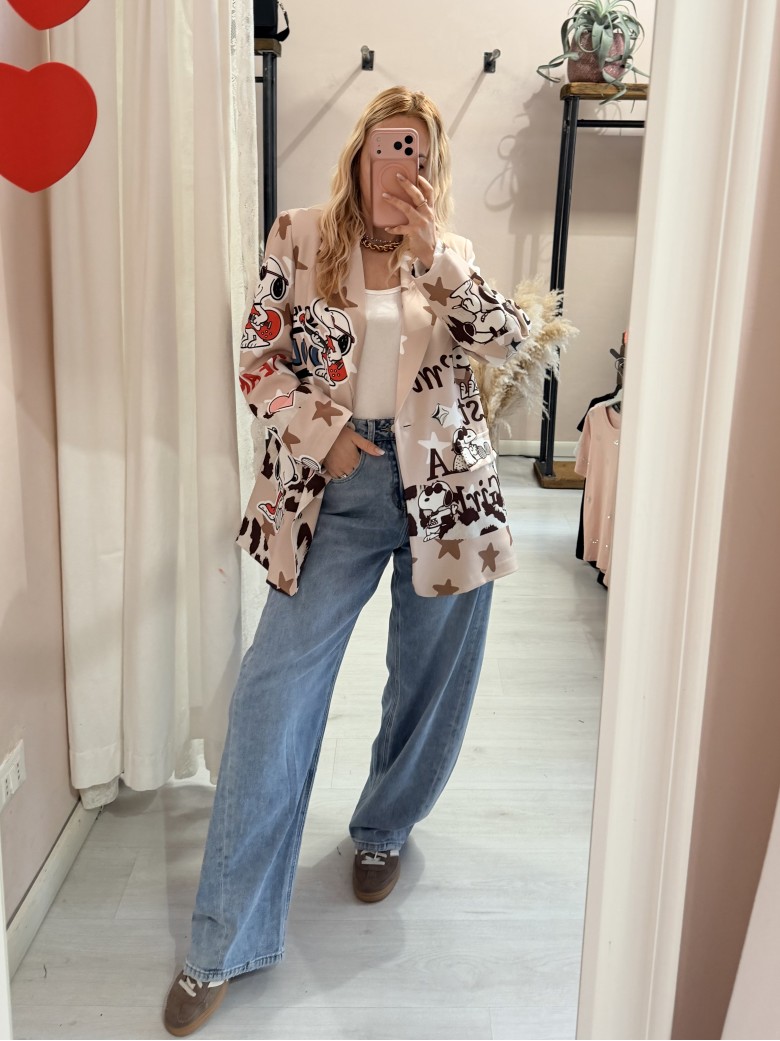 Blazer giacca snoopi