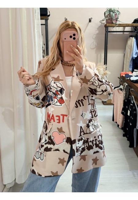 Blazer giacca snoopi