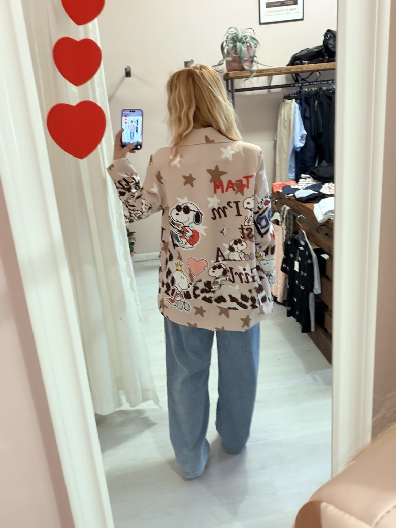 Blazer giacca snoopi