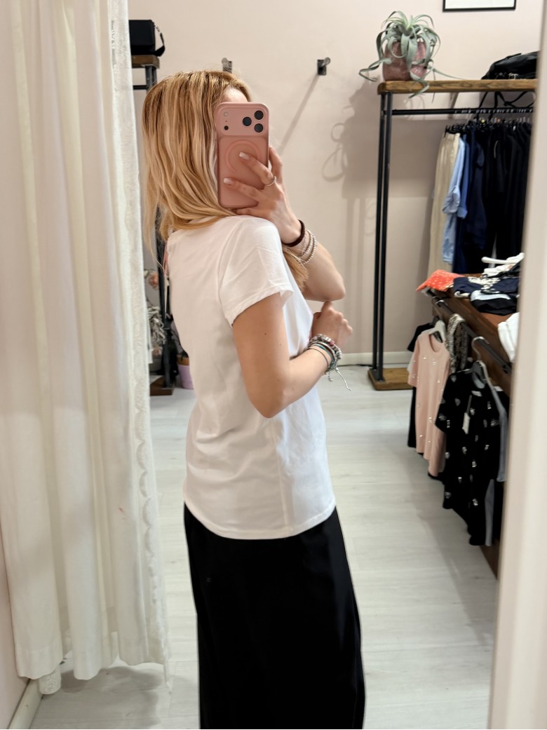 Maglia t shirt non mi dovete stressare rosa