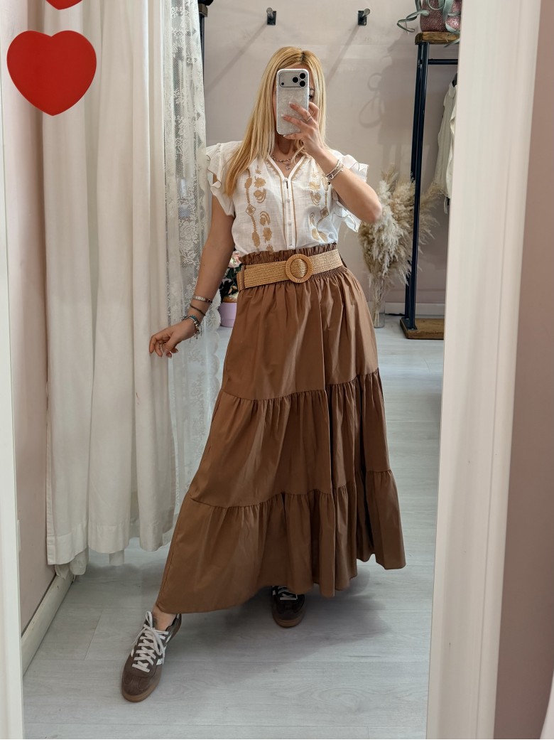 Maglia atena bianca e biscotto