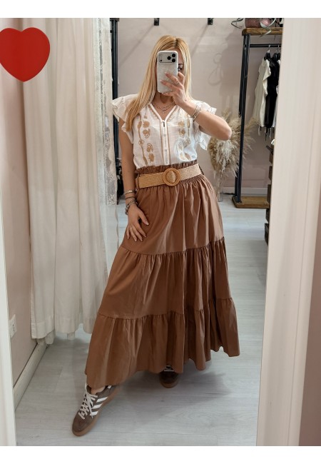 Maglia atena bianca e biscotto