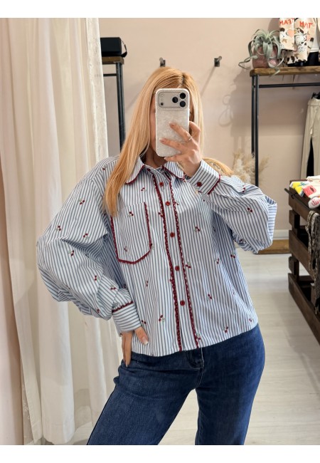 Camicia CILIEGINE a righe
