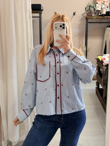 Camicia CILIEGINE a righe