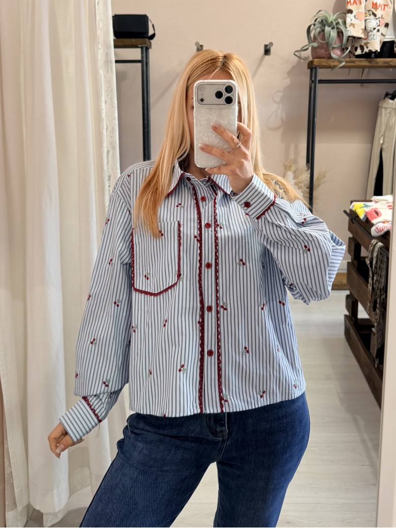 Camicia CILIEGINE a righe