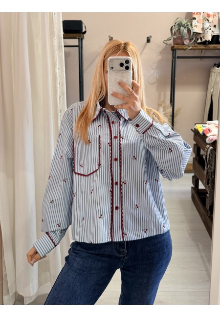 Camicia CILIEGINE a righe