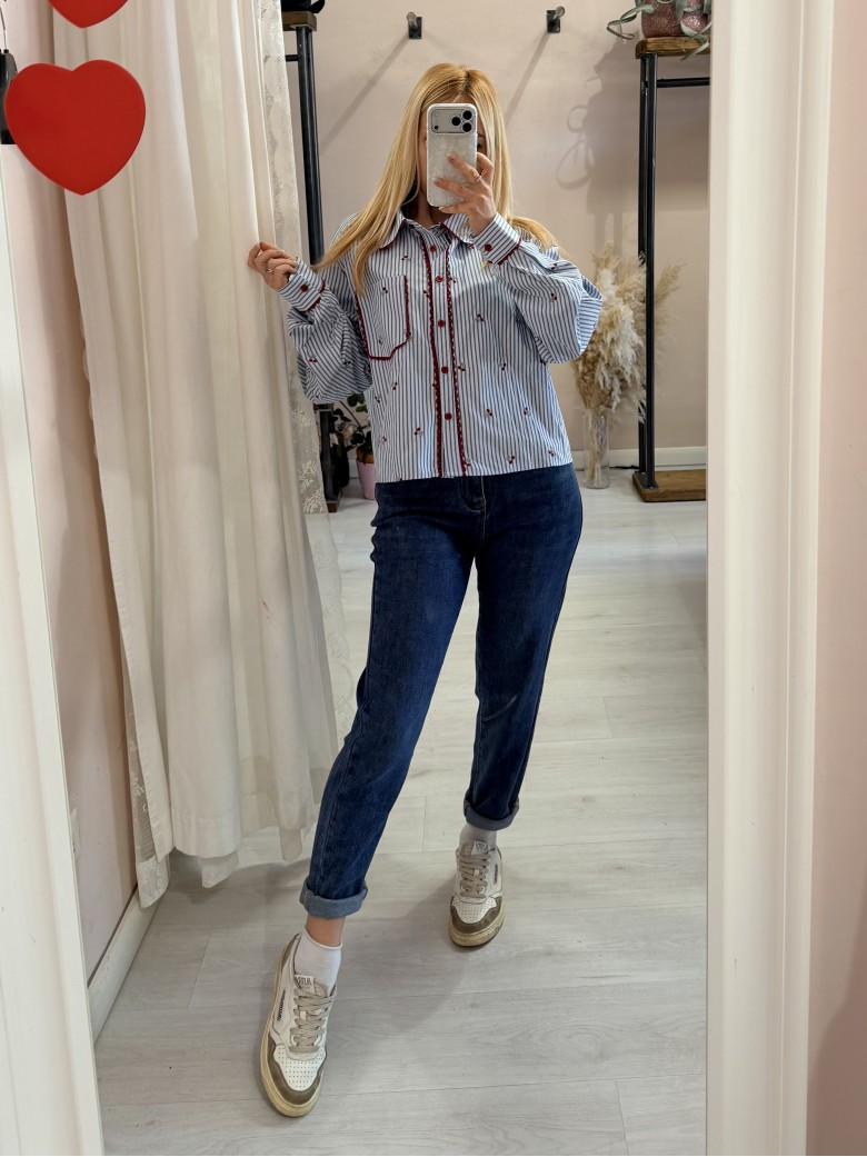 Camicia CILIEGINE a righe