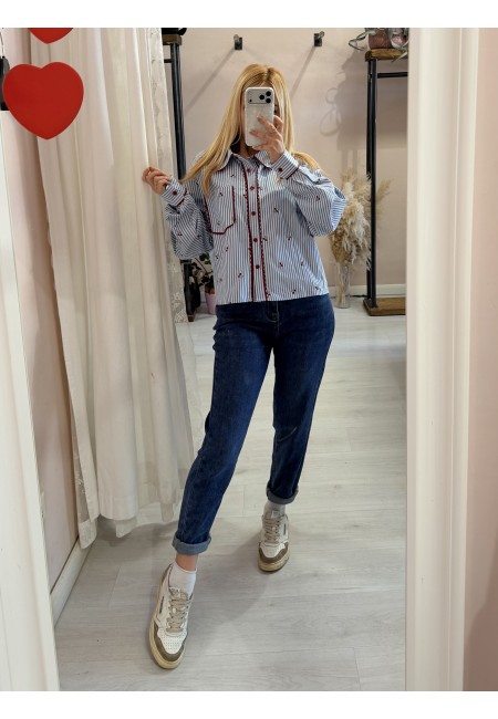 Camicia CILIEGINE a righe