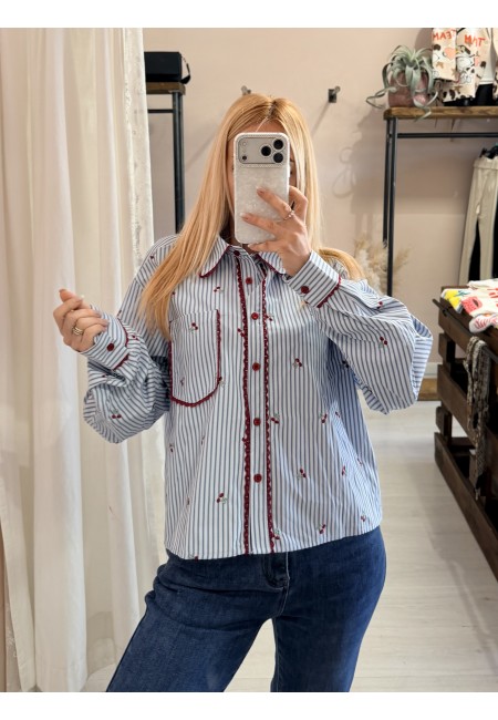 Camicia CILIEGINE a righe