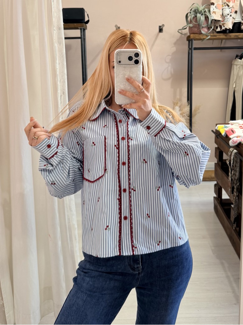 Camicia CILIEGINE a righe