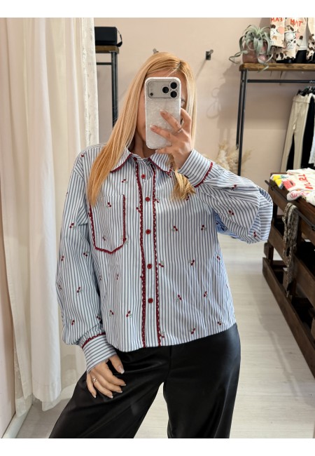 Camicia CILIEGINE a righe
