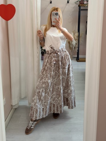 Vestito lungo ATENE beige