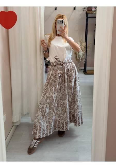 Vestito lungo ATENE beige