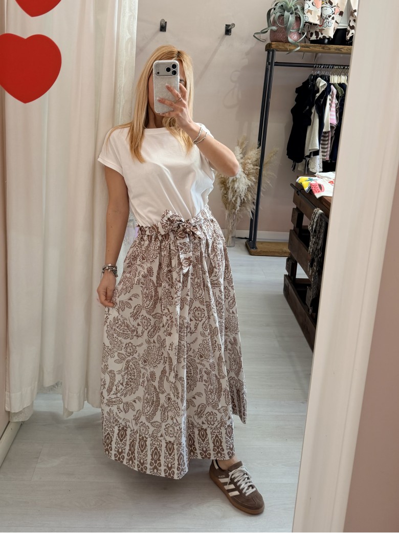 Vestito lungo ATENE beige